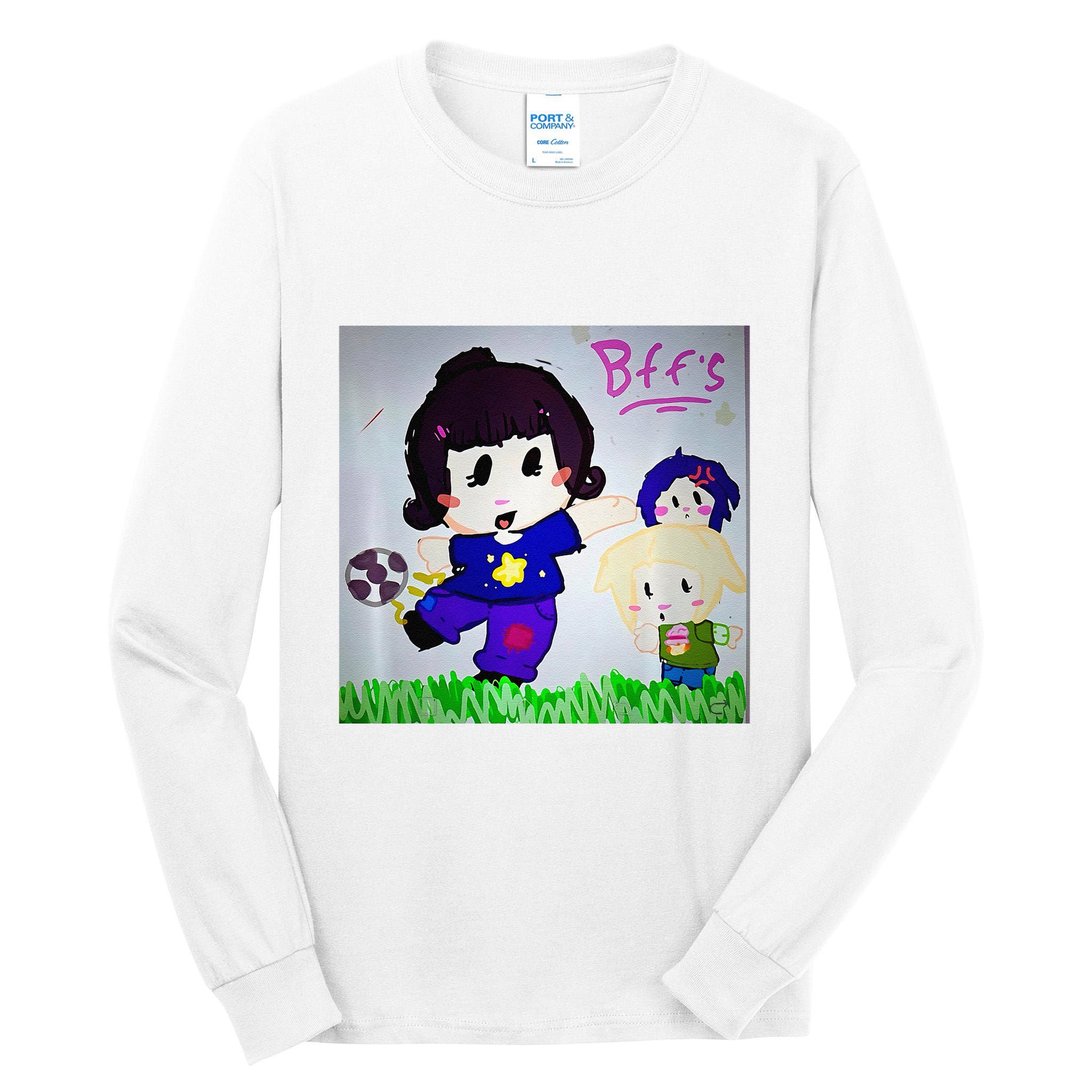 Cute Bff Drawing Premium Tall Long Sleeve T-Shirt