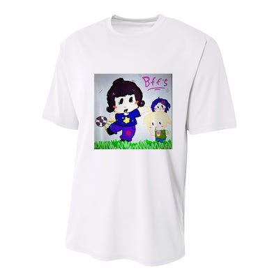Cute Bff Drawing Premium Youth Performance Sprint T-Shirt