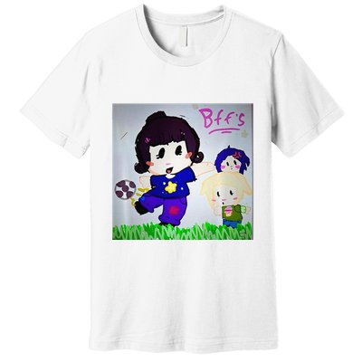 Cute Bff Drawing Premium Premium T-Shirt