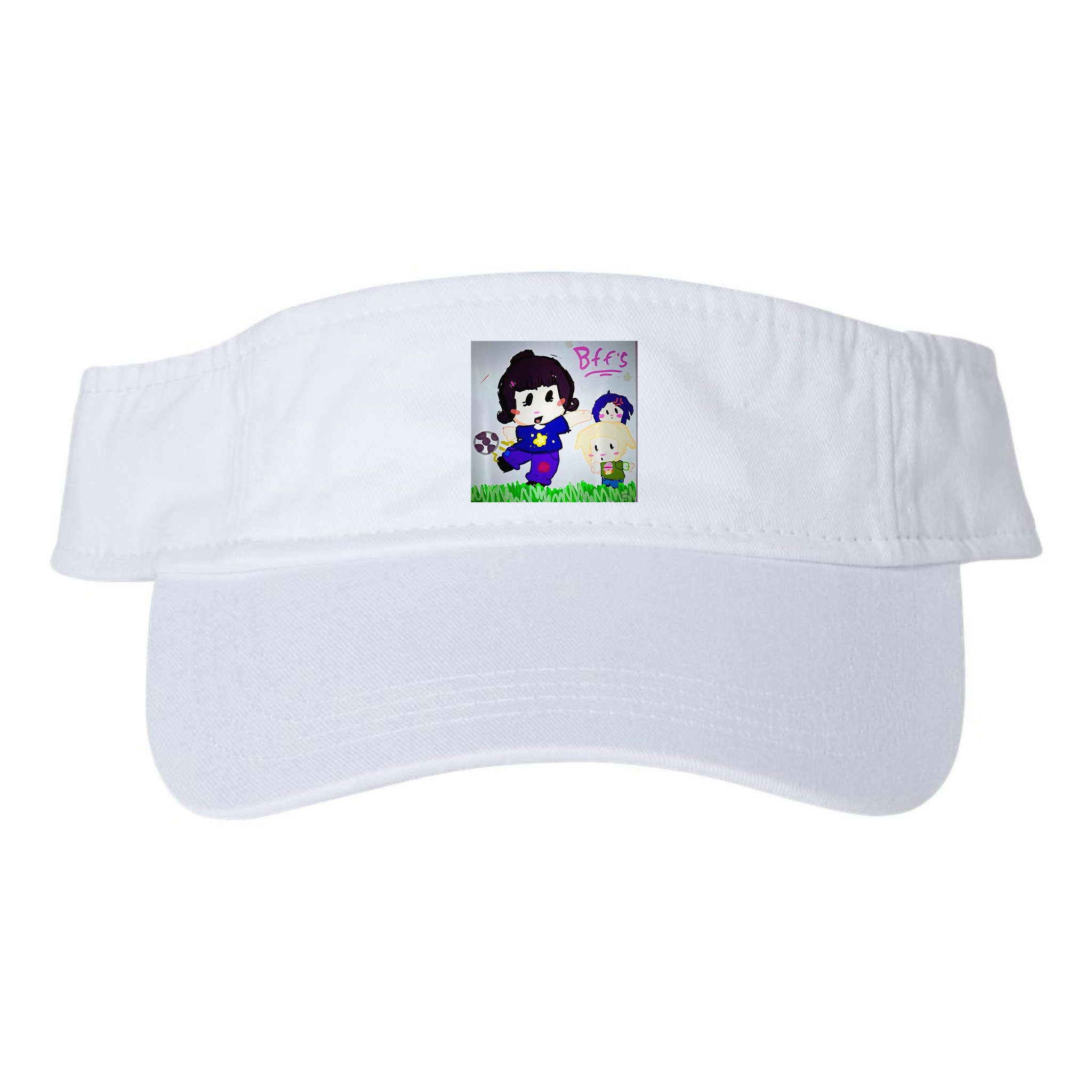 Cute Bff Drawing Premium Visor