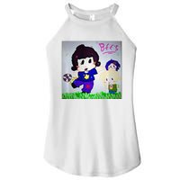 Cute Bff Drawing Premium Women's Perfect Tri Rocker Tank