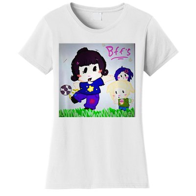 Cute Bff Drawing Premium Women's T-Shirt