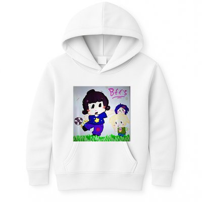 Cute Bff Drawing Premium Kids Hoodie