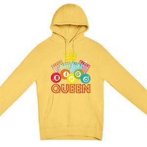 Cute Bingo Designs For Women Mom Bingo Lovers Casino Players Premium Pullover Hoodie