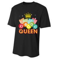 Cute Bingo Designs For Women Mom Bingo Lovers Casino Players Performance Sprint T-Shirt