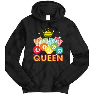 Cute Bingo Designs For Women Mom Bingo Lovers Casino Players Tie Dye Hoodie