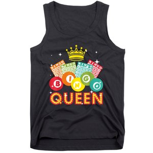 Cute Bingo Designs For Women Mom Bingo Lovers Casino Players Tank Top