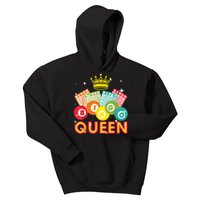 Cute Bingo Designs For Women Mom Bingo Lovers Casino Players Kids Hoodie