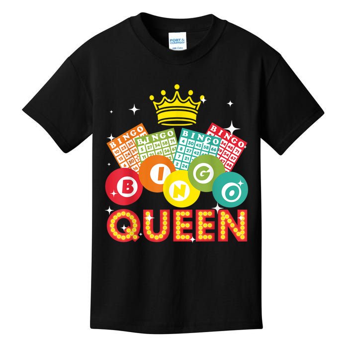 Cute Bingo Designs For Women Mom Bingo Lovers Casino Players Kids T-Shirt