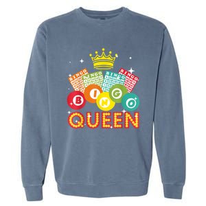 Cute Bingo Designs For Women Mom Bingo Lovers Casino Players Garment-Dyed Sweatshirt