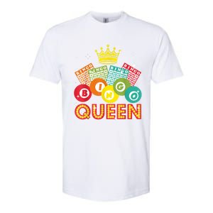 Cute Bingo Designs For Women Mom Bingo Lovers Casino Players Softstyle CVC T-Shirt