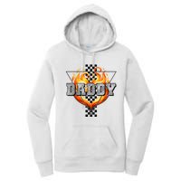 Cool Bold Daddy Flames Racing Design FatherS Day Women's Pullover Hoodie