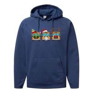 Christmas Bus Driver School Student Performance Fleece Hoodie