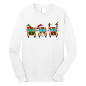 Christmas Bus Driver School Student Long Sleeve Shirt