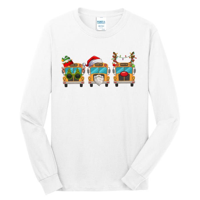 Christmas Bus Driver School Student Tall Long Sleeve T-Shirt