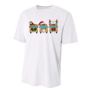 Christmas Bus Driver School Student Performance Sprint T-Shirt