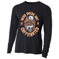 Caffeinated But Dead Inside But Caffeinated Cooling Performance Long Sleeve Crew