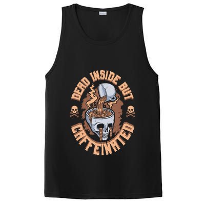 Caffeinated But Dead Inside But Caffeinated PosiCharge Competitor Tank