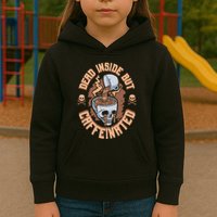 Caffeinated But Dead Inside But Caffeinated Kids Hoodie