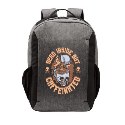 Caffeinated But Dead Inside But Caffeinated Vector Backpack