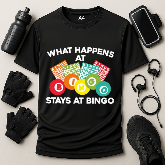 Cute Bingo Design Fun Gambling Game for Bingo Lovers Cooling Performance Crew T-Shirt