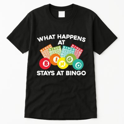 Cute Bingo Design Fun Gambling Game for Bingo Lovers Tall T-Shirt