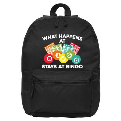Cute Bingo Design Fun Gambling Game for Bingo Lovers 16 in Basic Backpack