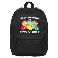 Cute Bingo Design Fun Gambling Game for Bingo Lovers 16 in Basic Backpack