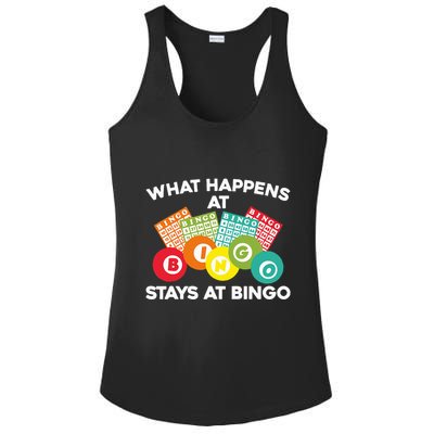 Cute Bingo Design Fun Gambling Game for Bingo Lovers Ladies PosiCharge Competitor Racerback Tank