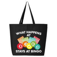 Cute Bingo Design Fun Gambling Game for Bingo Lovers 25L Jumbo Tote