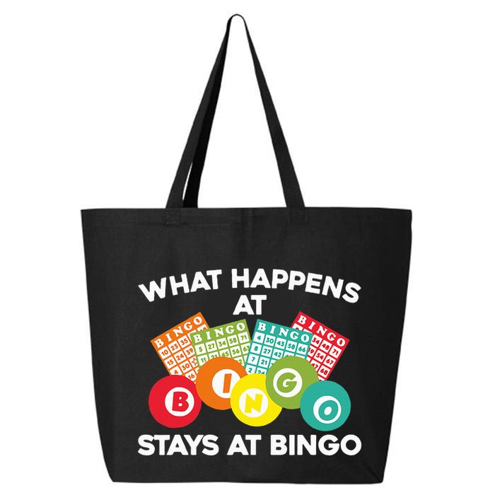 Cute Bingo Design Fun Gambling Game for Bingo Lovers 25L Jumbo Tote