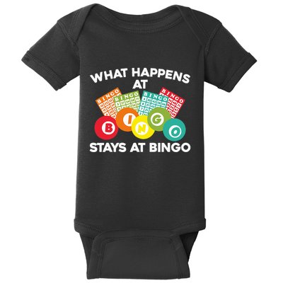Cute Bingo Design Fun Gambling Game for Bingo Lovers Baby Bodysuit
