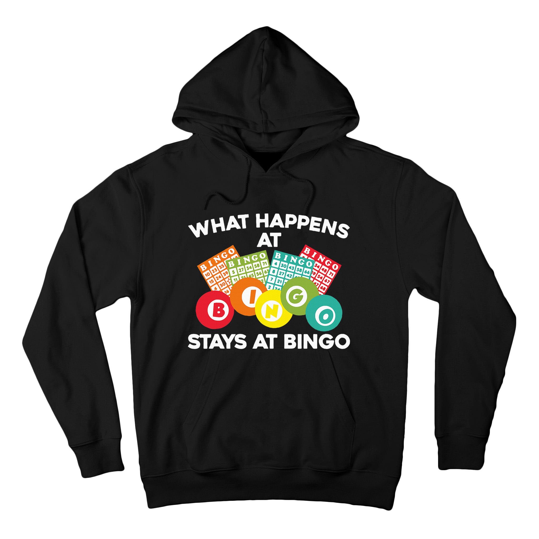 Cute Bingo Design Fun Gambling Game for Bingo Lovers Tall Hoodie