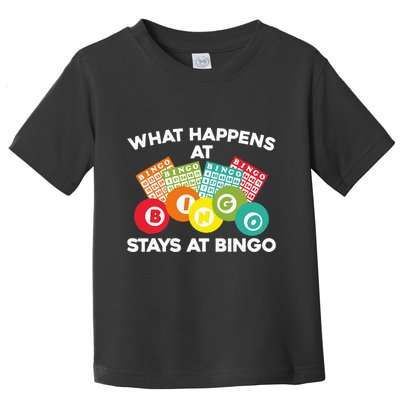 Cute Bingo Design Fun Gambling Game for Bingo Lovers Toddler T-Shirt