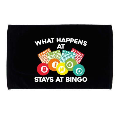 Cute Bingo Design Fun Gambling Game for Bingo Lovers Microfiber Hand Towel