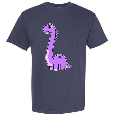 Cute Brontosaurus Dinosaur Tee - Purple Dino Adult and Garment-Dyed Heavyweight T-Shirt