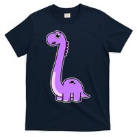 Cute Brontosaurus Dinosaur Tee - Purple Dino Adult and T-Shirt