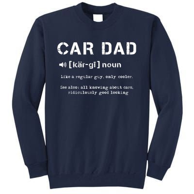 Cardad Best Dad Ever Car Racing Speedway Race Track Tall Sweatshirt