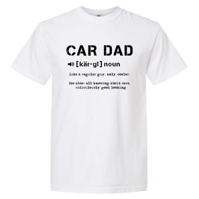 Cardad Best Dad Ever Car Racing Speedway Race Track Garment-Dyed Heavyweight T-Shirt