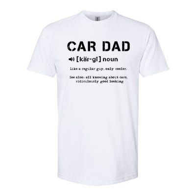 Cardad Best Dad Ever Car Racing Speedway Race Track Softstyle CVC T-Shirt