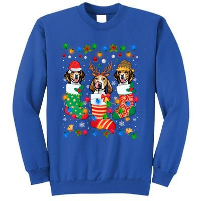 Cute Beagle Dog Puppy Christmas Socks Xmas Gift Sweatshirt