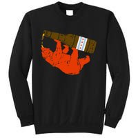 Chicago Beer Drinking Funny Drunk Orange Bear Sweatshirt