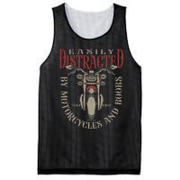 Classic Biker Distracted By Motorcycles And Boobs Mesh Reversible Basketball Jersey Tank