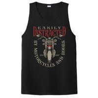 Classic Biker Distracted By Motorcycles And Boobs PosiCharge Competitor Tank