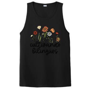 Cultivando Bilingues Dual Language Crew Bilingual Teacher PosiCharge Competitor Tank