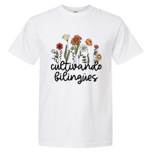 Cultivando Bilingues Dual Language Crew Bilingual Teacher Garment-Dyed Heavyweight T-Shirt