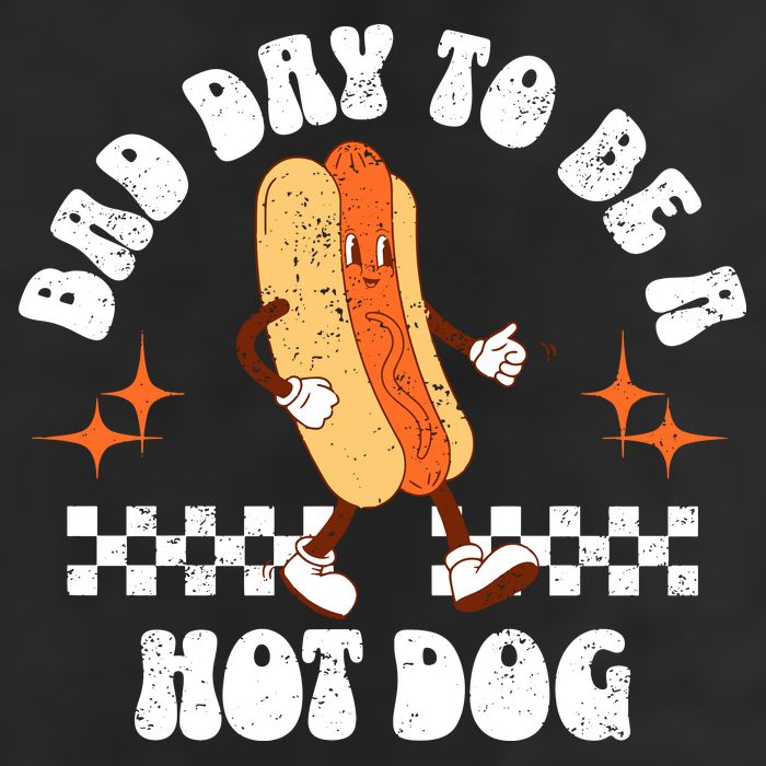 Checkered Bad Day To Be A Hot Dog 4th Of July Hat