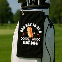 Checkered Bad Day To Be A Hot Dog 4th Of July Golf Towel