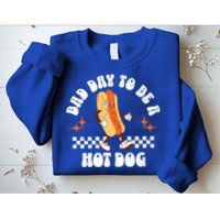 Checkered Bad Day To Be A Hot Dog 4th Of July Sweatshirt