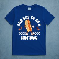 Checkered Bad Day To Be A Hot Dog 4th Of July T-Shirt